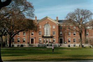 University campus green